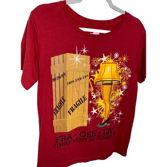 A Christmas Story T-Shirt Size Large (11/13) Junior Sizing - Picture 5 of 5